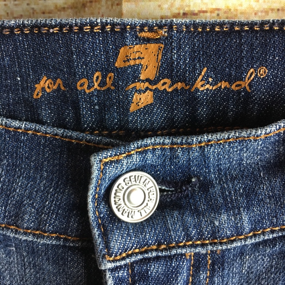 ⬇️7 for all mankind Bootcut jeans size 27 EUC